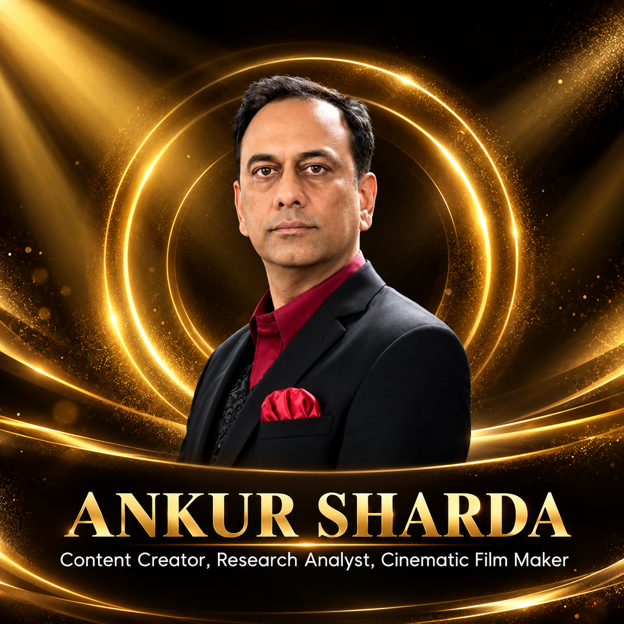 Ankur Sharda Golden Cinematic Portrait